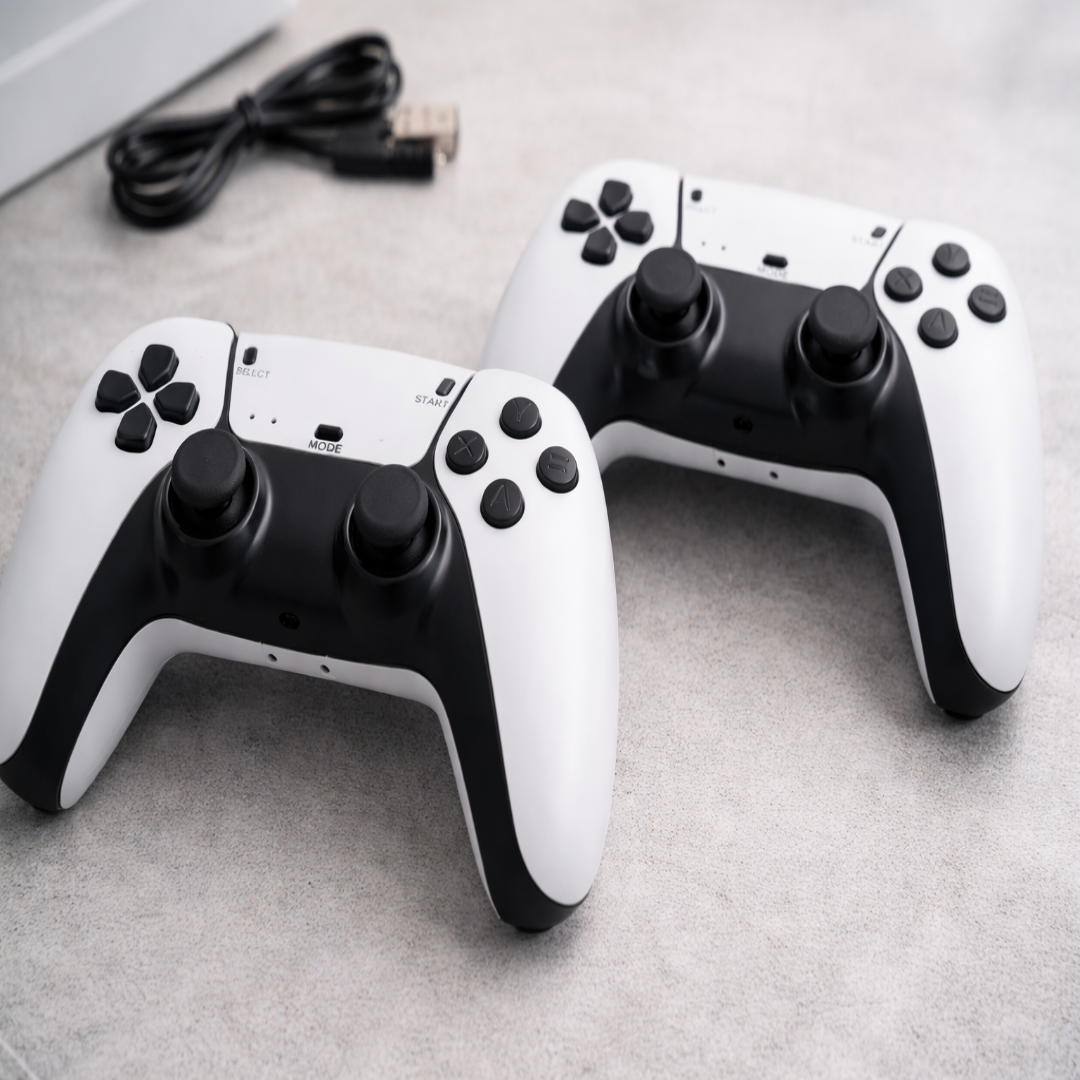 Retro game stick povezan na TV putem HDMI