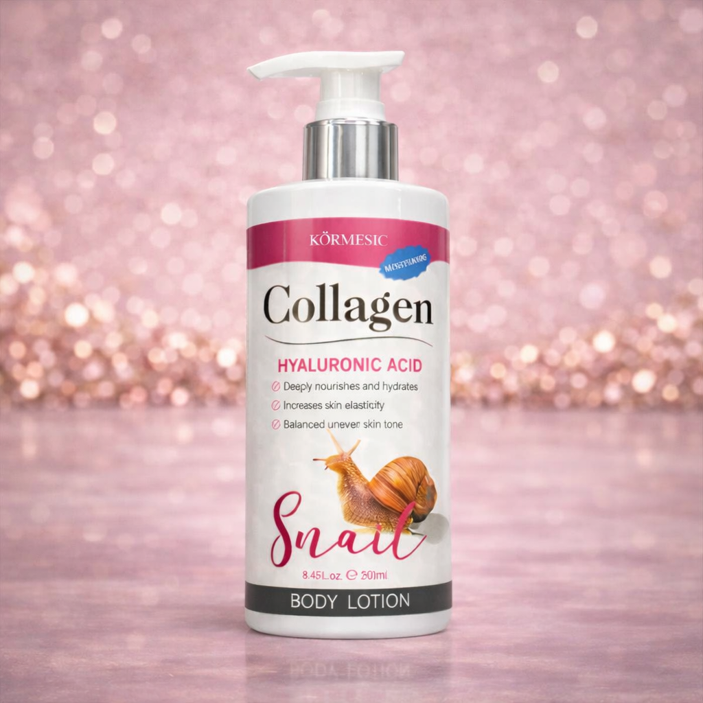Snail Collagen body losion sa hijaluronskom kiselinom 250ml u bocici sa pumpicom