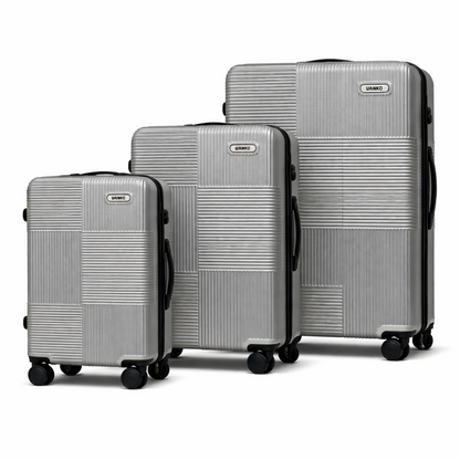 Vanko 620# ABS kofer set u srebrnoj boji sa tri kofera