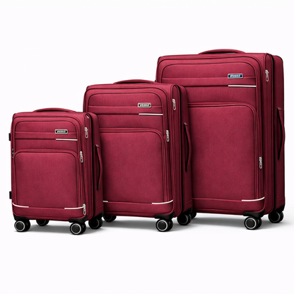 Vanko 8031-3# platneni kofer set u bordo boji sa tri kofera