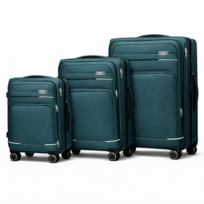 Vanko 8031-3# platneni kofer set u tamno zelenoj boji sa tri kofera