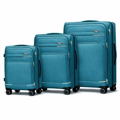 Vanko 8031-3# platneni kofer set u zelenoj boji sa tri kofera