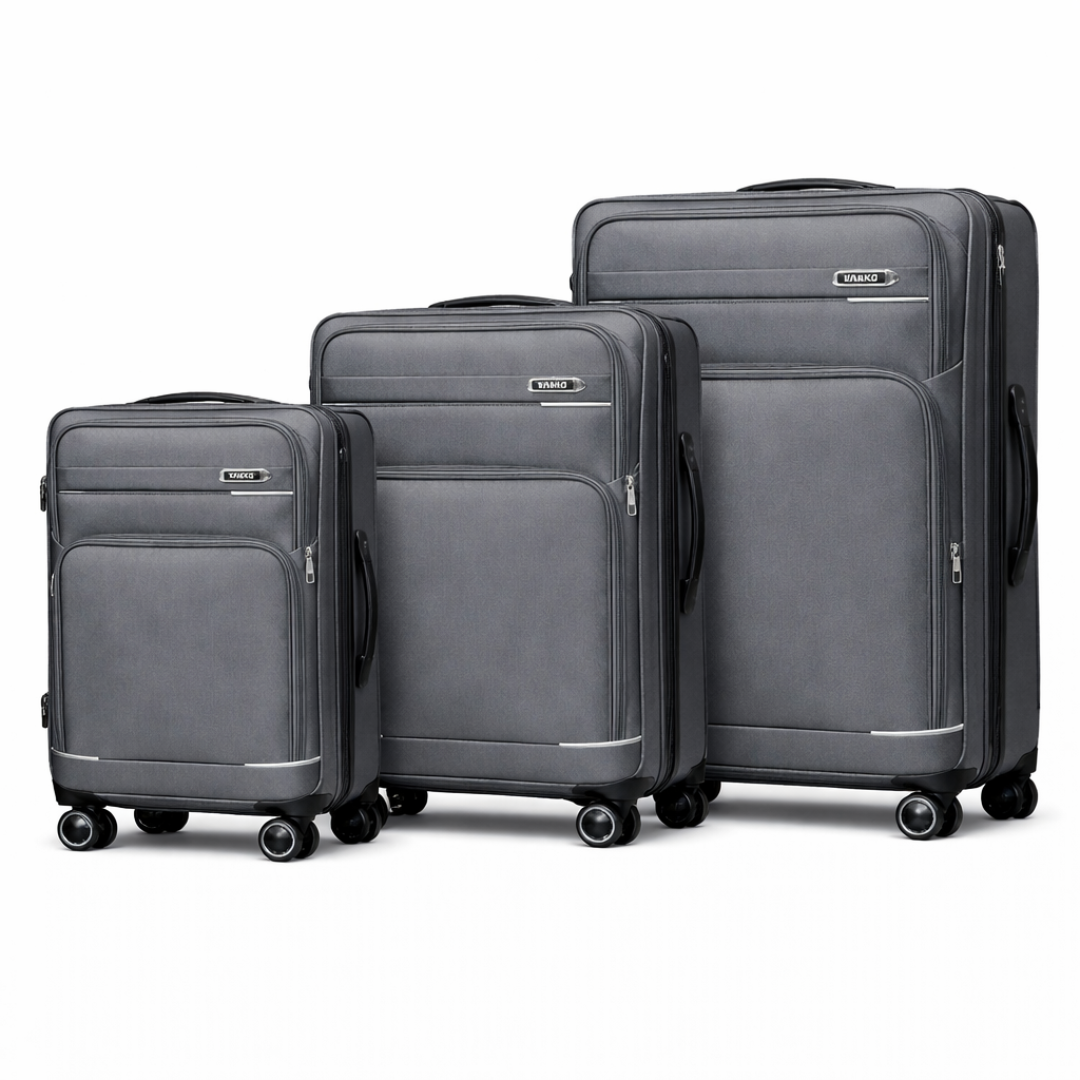 Vanko 8031-3# platneni kofer set u sivoj boji sa tri kofera