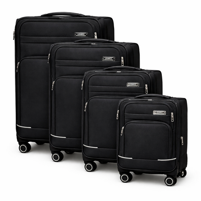 Vanko 8031-4# platneni kofer set u crnoj boji sa cetiri kofera