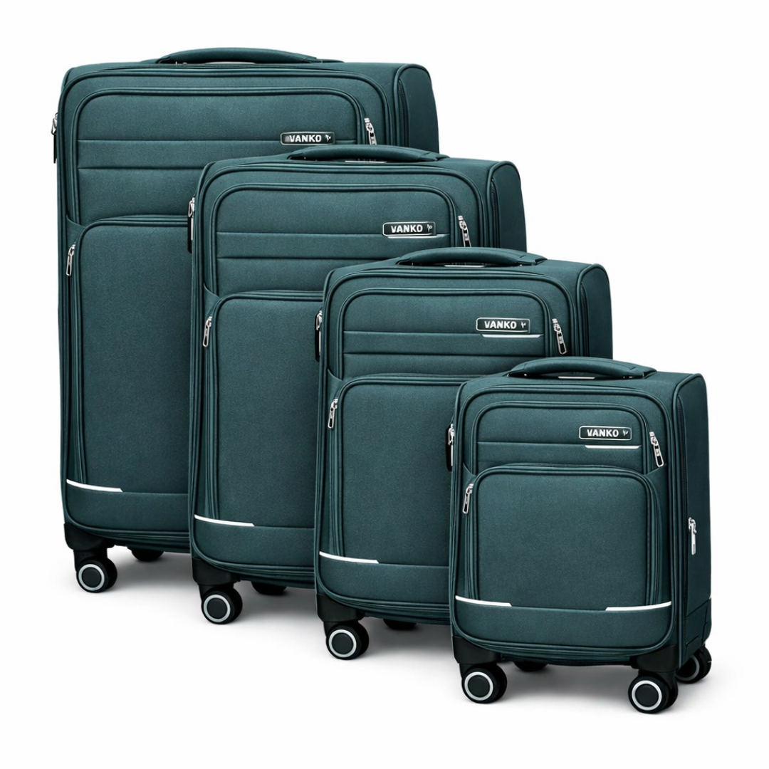 Vanko 8031-4# platneni kofer set u tamno zelenoj boji sa cetiri kofera
