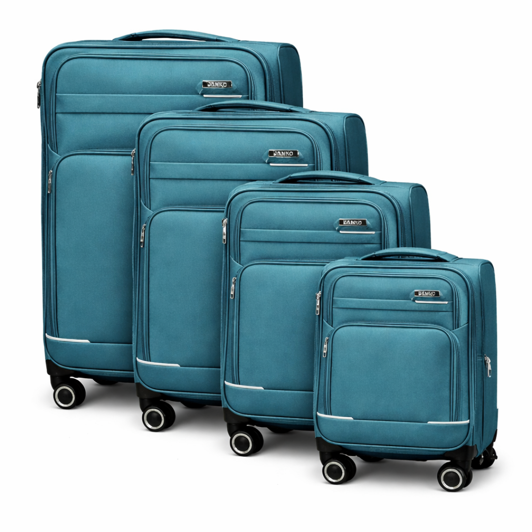 Vanko 8031-4# platneni kofer set u zelenoj boji sa cetiri kofera