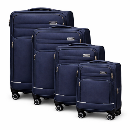 Vanko 8031-4# platneni kofer set u tamno plavoj boji sa cetiri kofera