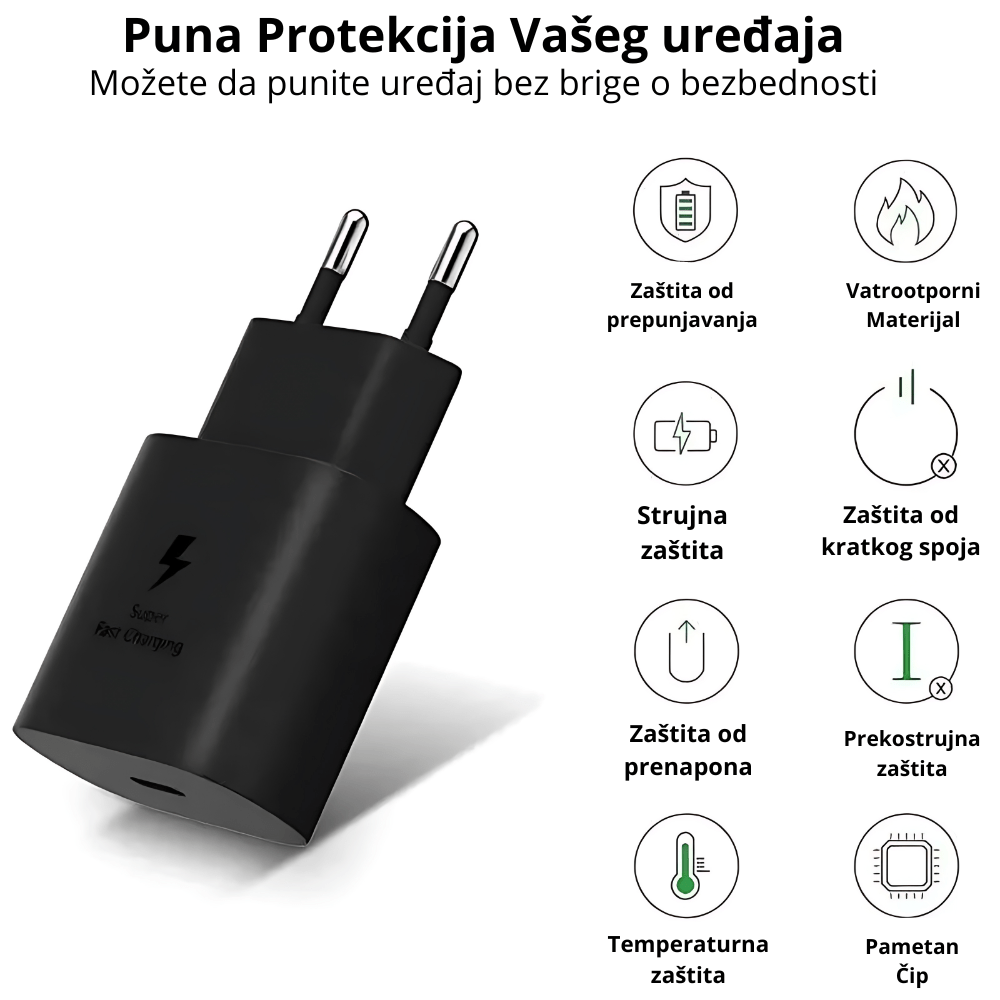 Samsung Komplet Punjač - Brzo Punjenje 25W