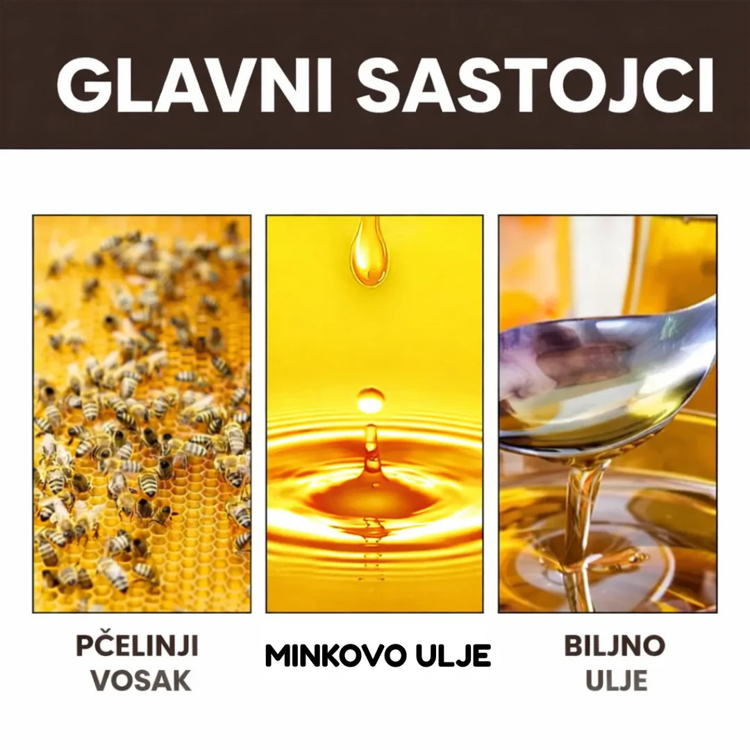 Prirodni beeswax za drvo i kozu – zastita i sjaj
