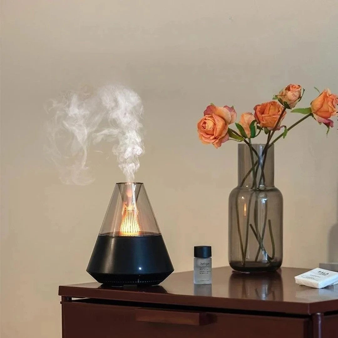 Ovlaživač vazduha sa LED efektom i eteričnim uljima