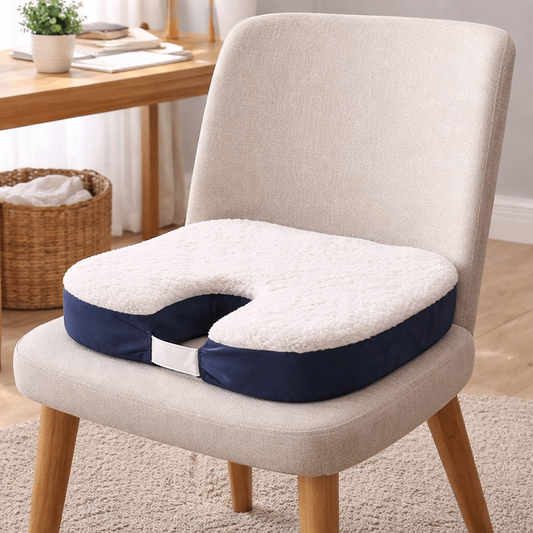 Ortopedski jastuk koristi se u autu za podršku