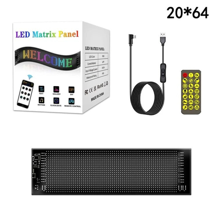 LED panel za automobil sa prikazom teksta