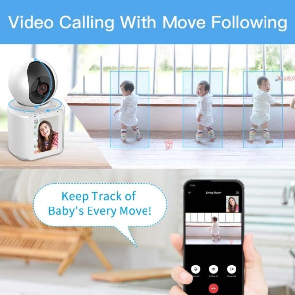 Baby monitor kamera sa detekcijom pokreta i noćnim vidom