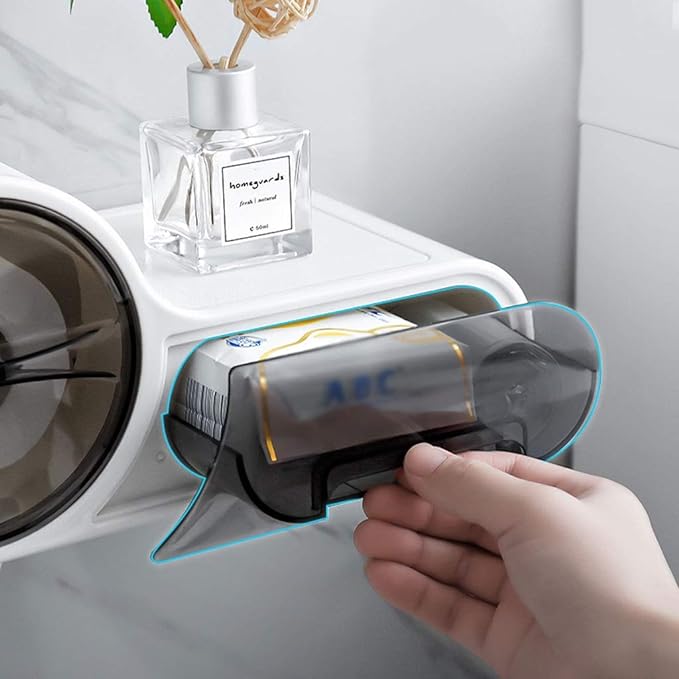 Moderni držač za toalet papir – bela boja