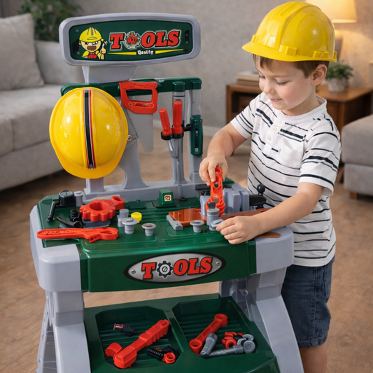 Deciji alatni sto sa plasticnim alatima