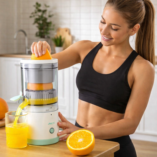 Čaša sveže ceđenog soka iz Citrus džusera