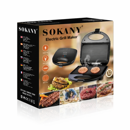 Električni grill ploča za brzo pečenje bez dima