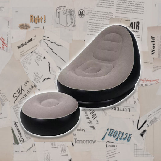 Fotelja i tabure na naduvavanje – udoban relax set