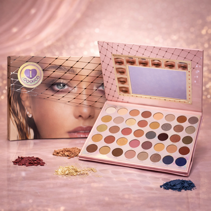 Glam paleta senki za oči sa mat i shimmer nijansama