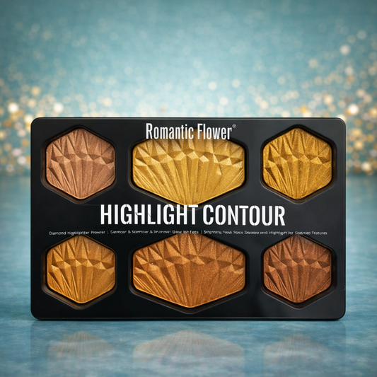 Golden Radiance paleta hajlajtera sa šest nijansi za glow efekat