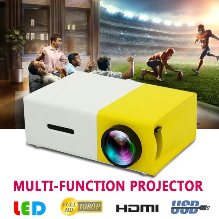 Mini prenosni LED projektor YG300 – Full HD 1080p podrška, HDMI, USB