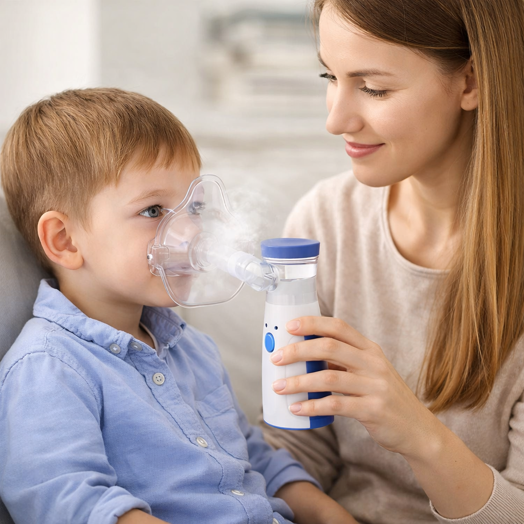 Inhalator za decu za bezbednu aerosol terapiju kod kuce