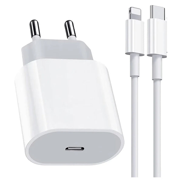 iPhone 25W punjač – adapter i USB-C to Lightning kabl