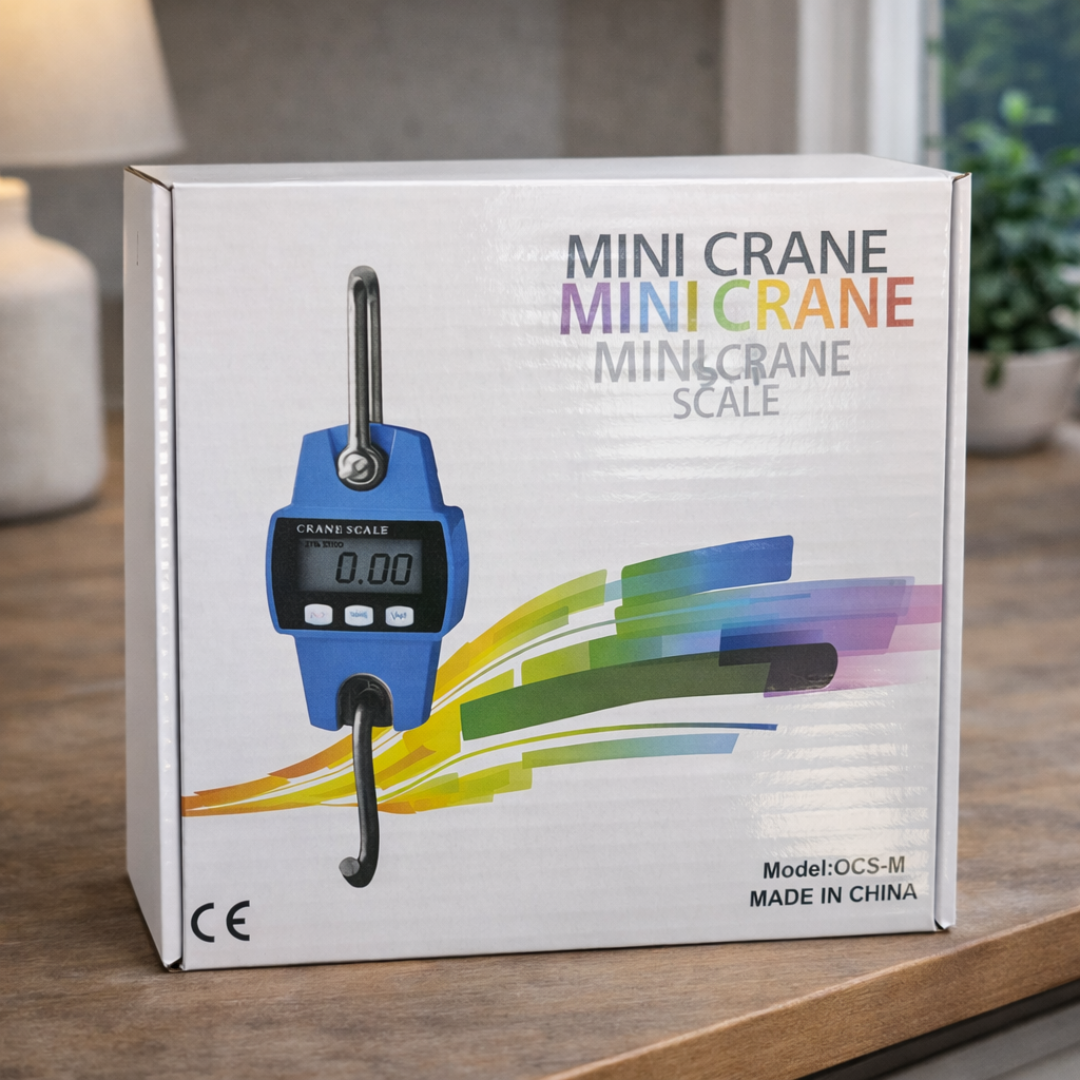Kran vaga sa metalnom kukom za merenje tezine