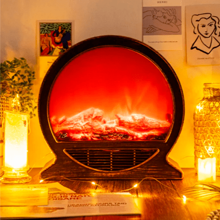LED lampa kamin sa efektom vatre