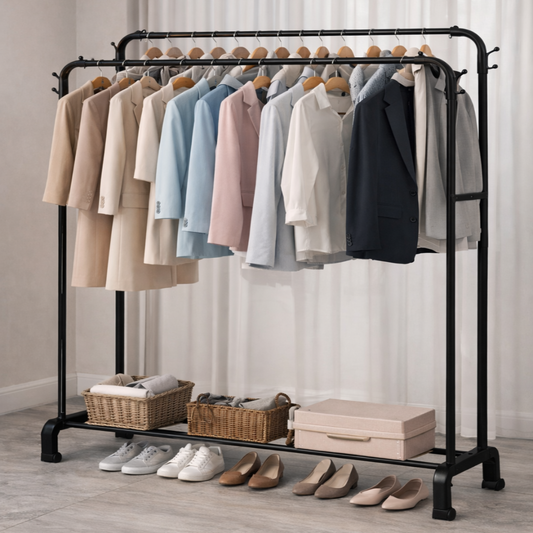 Samostojeci stalak za odela i ves nosivosti 35 kg