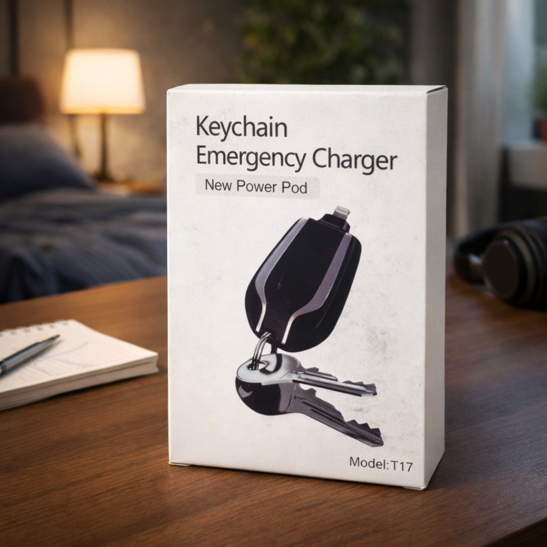 Mini emergency punjac u obliku priveska za kljuceve