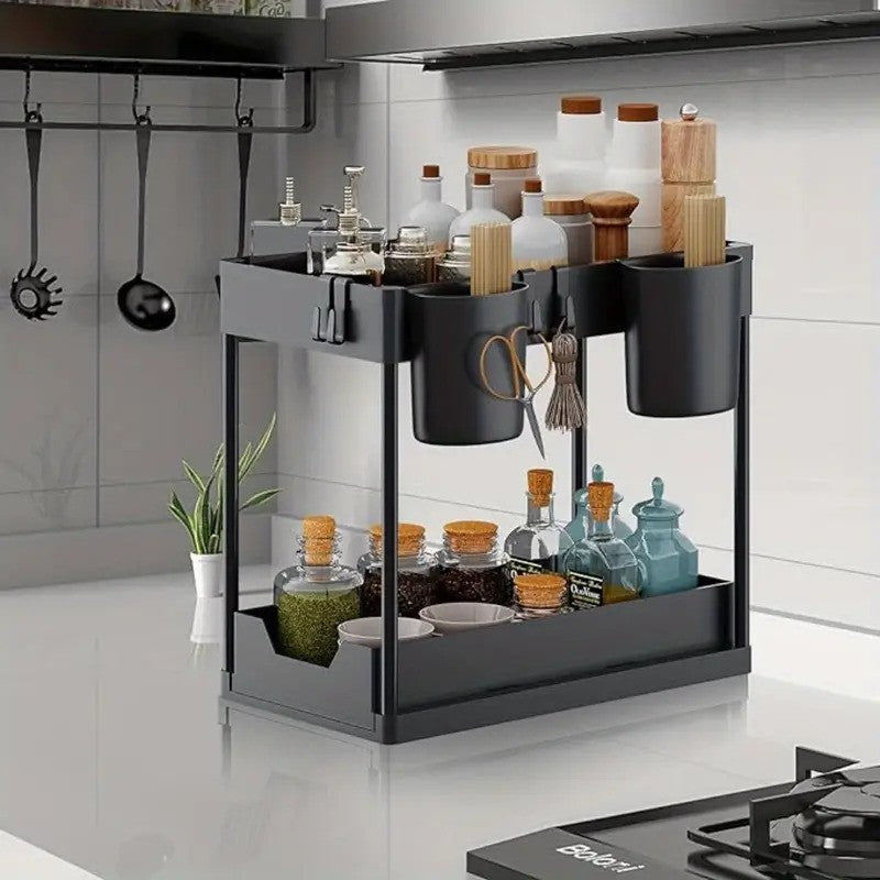 Organizer polica za kuhinju sa policama na izvlačenje