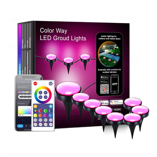 Pametne LED lampice za dvorište