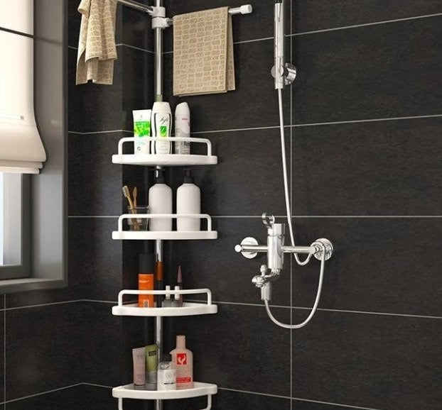 Teleskopska polica za kupatilo sa 4 nivoa