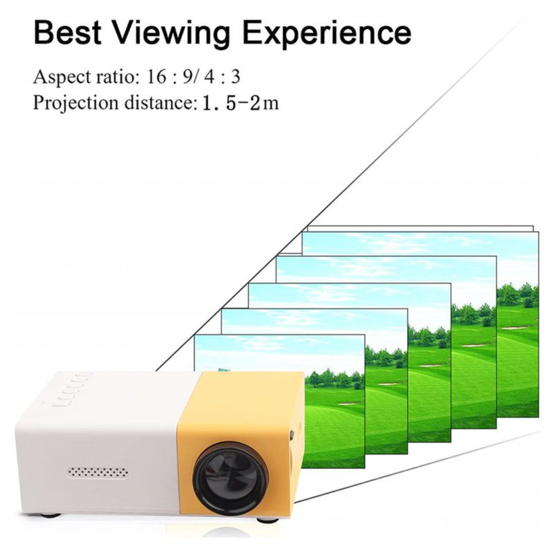 Prenosivi LED projektor za zabavu i prezentacije