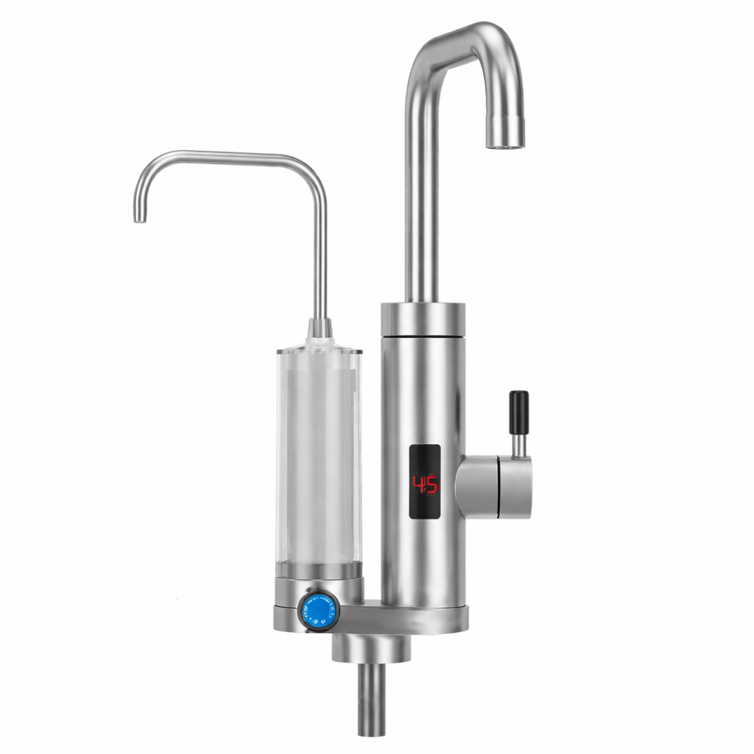 Kuhinjska slavina sa integrisanim grejačem i filterom vode