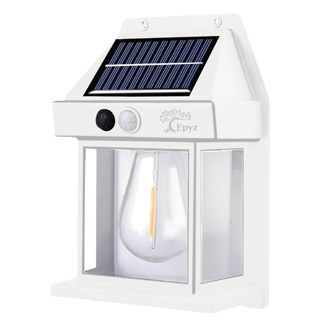 Solarna spoljna svetla sa senzorom pokreta instalirana na zidu