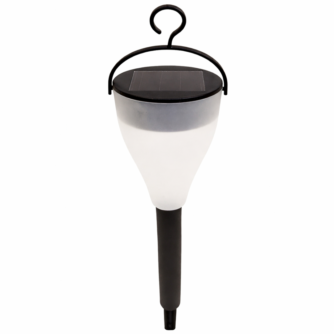 Solarne lampe duž baštenske staze