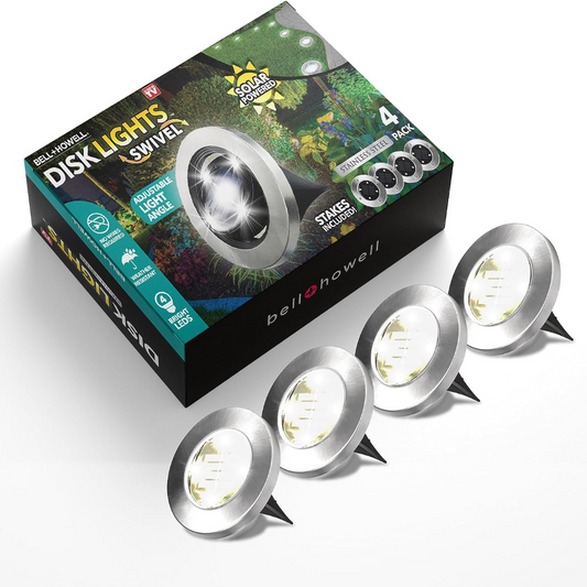 Solarne LED lampe za dvorište postavljene duž staze