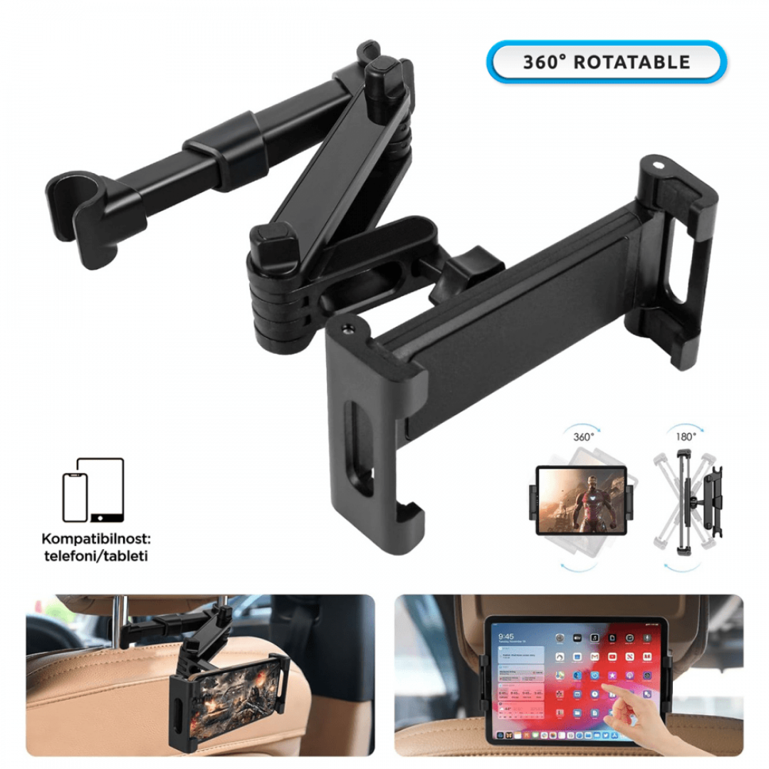 Auto držač Teracell TC-02 – pogled napredaTeracell TC02 univerzalni držač za telefon i tablet