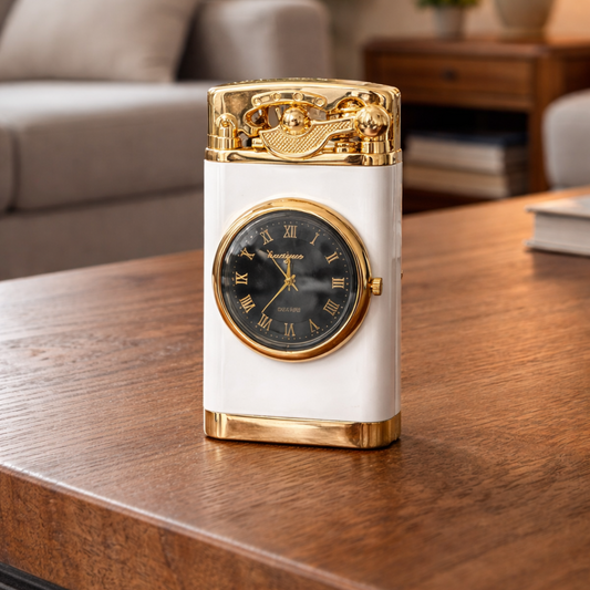 Vintage upaljac sa rimskim brojevima na satu