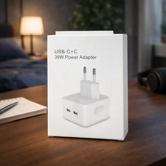 USB-C+C 35W mrezni punjac sa dva izlaza