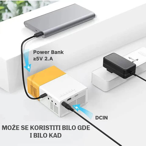 Mali projektor YG300 sa HDMI i USB povezivanjem