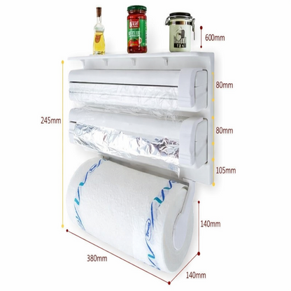 Zidni organizator za papirne ubruse i folije